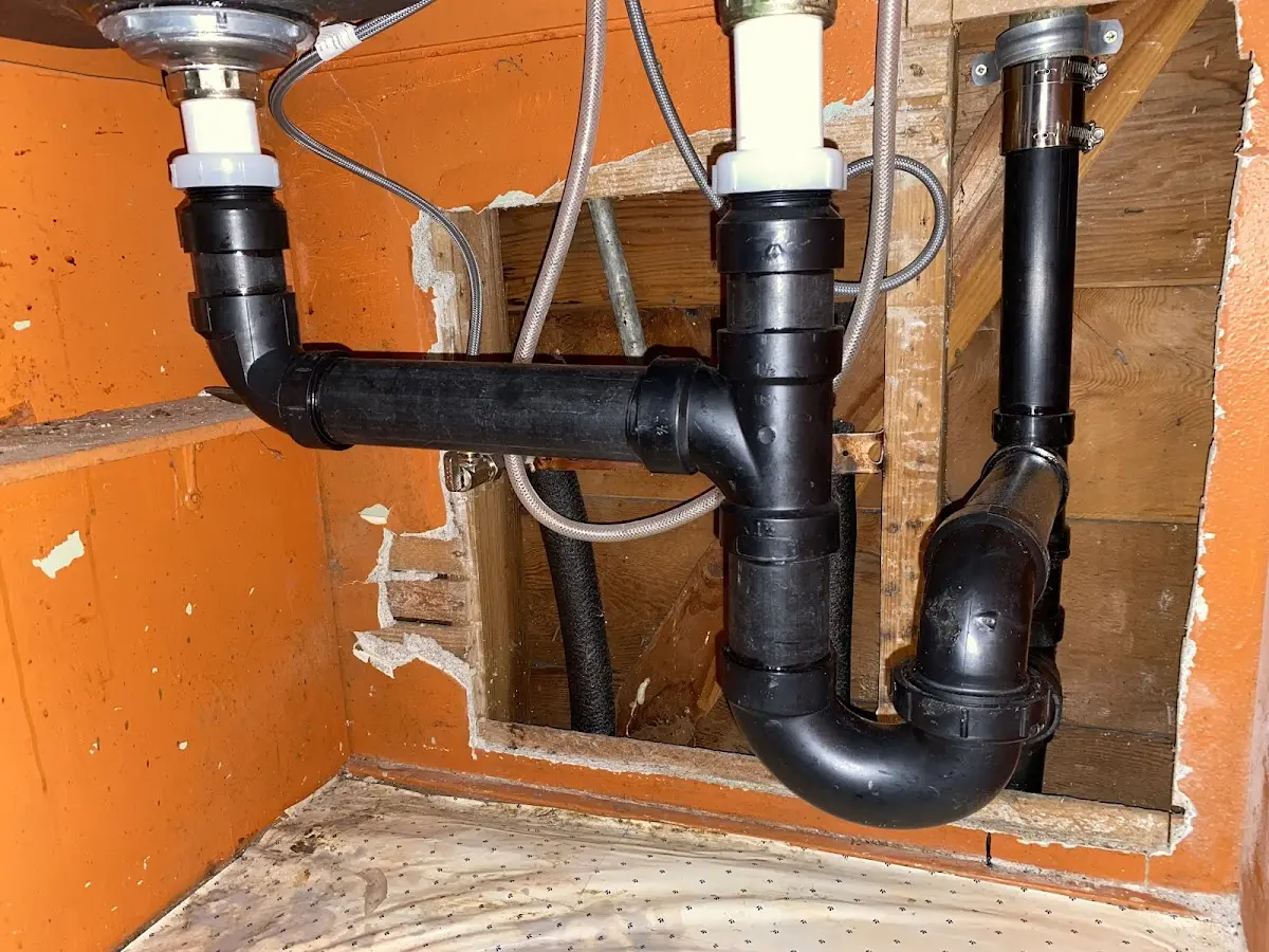 Professional Repiping Services equipment and tools on the job in Cedar Rapids